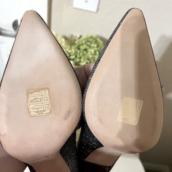 Jimmy Choo Metallic Silver Semi-Pointed Toe Stiletto Heels - Picture 14 of 16